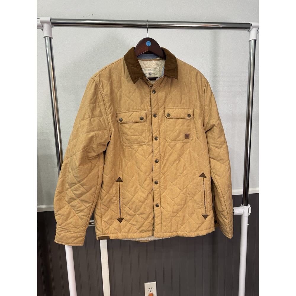 Astronomy Los Angeles Fleece Lined Jacket With Size‎ Large Corduroy Collar